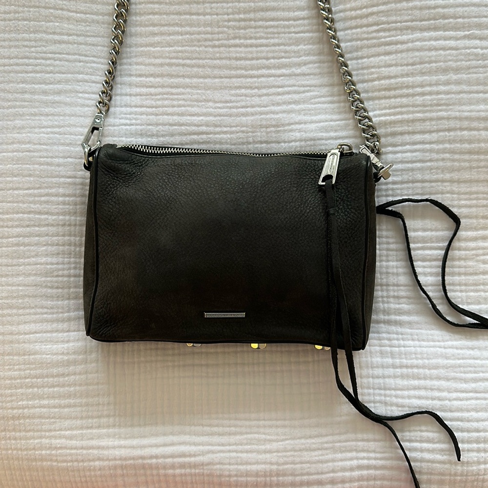 Black Suede Rebecca Minkoff Crossbody bag